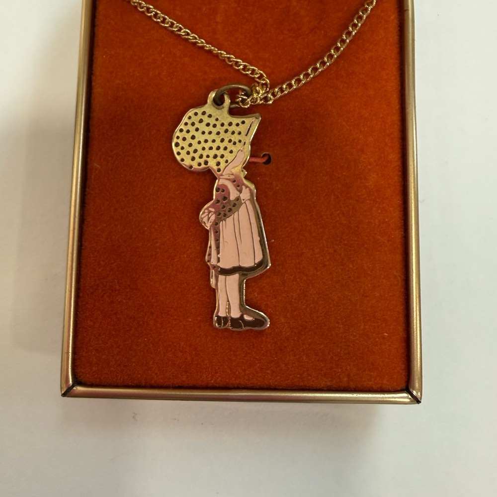 Vintage Holly Hobby Pendant Necklace